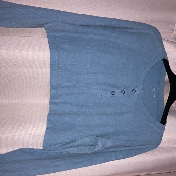 Aeropostale cropped Blue shirt - Picture 1 of 5
